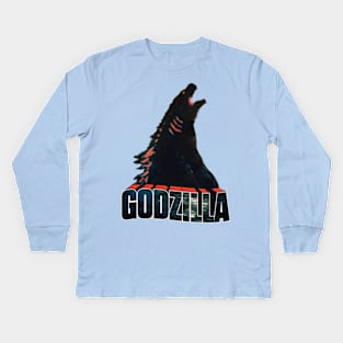 godzilla v4 Kids Long Sleeve T-Shirt